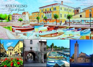 Cartolina F/To 12X17 Veduta Bardolino