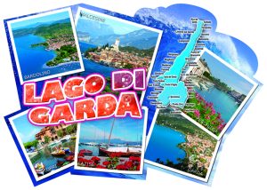 Cartolina F/To 12X17 Fustellata Loc. Lago Di Garda