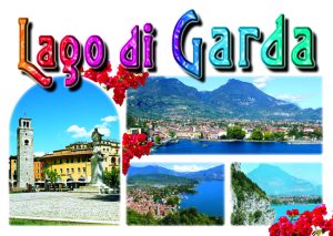 Cartolina F/To 12X17 Fustellata Loc. Lago Di Garda