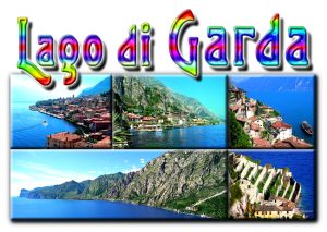 Cartolina F/To 12X17 Fustellata Loc. Lago Di Garda