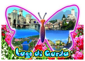 Cartolina F/To 12X17 Fustellata  Loc. Lago Di Garda