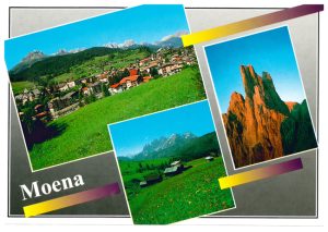 Cartolina F/To 10,5X15 Veduta Dolomiti Moena