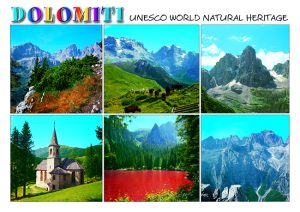 Cartolina F/To 12X17 Veduta Dolomiti