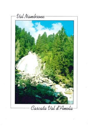 Cartolina F/To 10,5X15 Veduta Presanella Cascata Val D'Amola