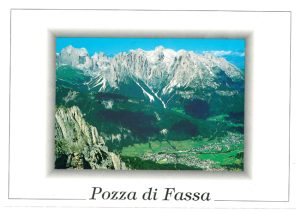 Cartolina F/To 10,5X15 Veduta Pozza Di Fassa