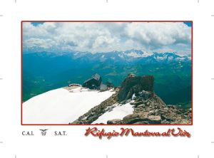 Cartolina F/To 10,5X15 Veduta Rifugio Mantova Al Vioz