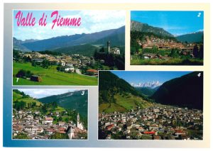 Cartolina F/To 10,5X15 Veduta Valle Di Fiemme