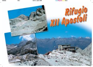 Cartolina F/To 10,5X15 Veduta Dol. Brenta Rif. Xii Apostoli