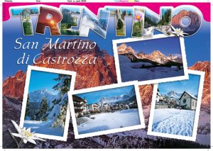 Cartolina F/To 12X17 Fustellata San Martino Di Castrozza