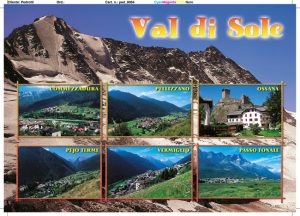 Cartolina F/To 10,5X15 Veduta Val Di Sole
