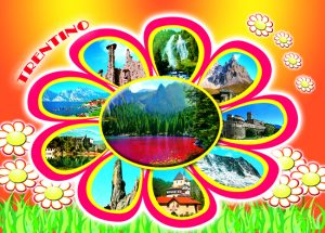 Cartolina F/To 12X17 Fustellata Trentino