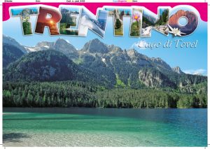 Cartolina F/To 12X17 Fustellata Lago Di Tovel