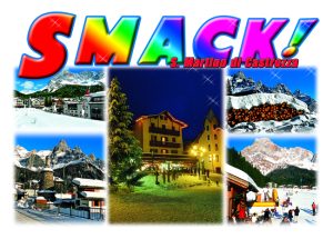 Cartolina F/To 12X17 Fust. Glitter San Martino Di Castrozza