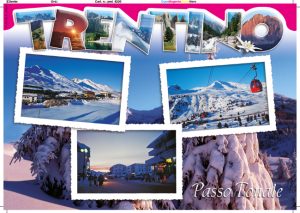 Cartolina F/To 12X17 Fustellata Passo Tonale