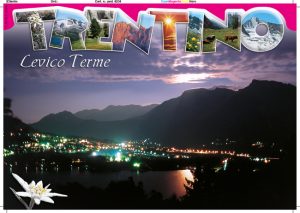 Cartolina F/To 12X17 Fustellata Levico Terme