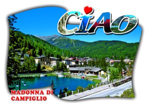 Cartolina F/To 12X17 Fustellata Madonna Di Campiglio