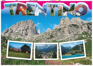 Cartolina F/To 12X17 Fustellata Trentino