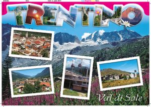 Cartolina F/To 12X17 Fustellata Val Di Sole