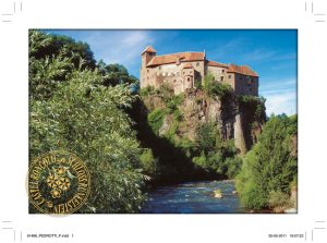 Cartolina F/To 12X17 Fustellata Castelli - Castel Roncolo