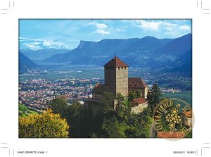 Cartolina F/To 12X17 Fustellata Castelli - Castel Tirolo