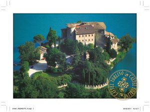 Cartolina F/To 12X17 Fustellata Castelli - Castel Toblino