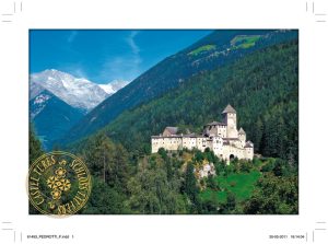 Cartolina F/To 12X17 Fustellata Castelli - Castel Tures