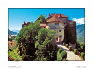 Cartolina F/To 12X17 Fustellata Castelli - Castel Scena