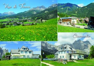 Cartolina F/To 12X17 Veduta Vigo Di Fassa Ciampedie