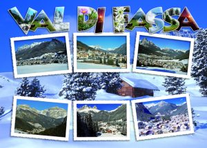 Cartolina F/To 12X17 Fustellata Val Di Fassa