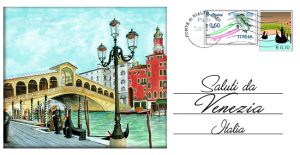 Magn. Fotogr. Panor. Cm 10X5 Venezia C/Cart