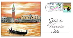 Magn. Fotogr. Panor. Cm 10X5 Venezia C/Cart