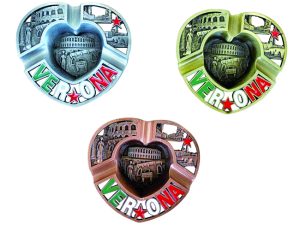 Magn. Met. Grande Verona Portac. Cuore Oro-Arg-Bro