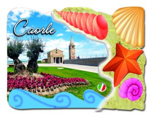 Magnete Marmo C/Stelle E Conchiglie Caorle