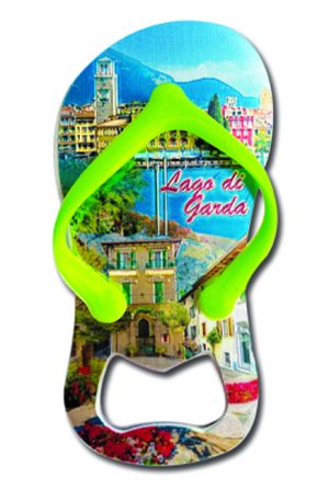 Magnete Apribottiglia Infradito Decorato Lago - Groupage