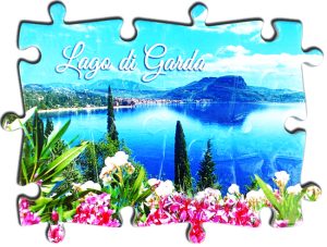 Magnete Fotografico Puzzle Lago Di Garda