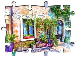 Magnete Fotografico Puzzle Lago Di Garda