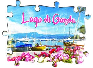 Magnete Fotografico Puzzle Lago Di Garda