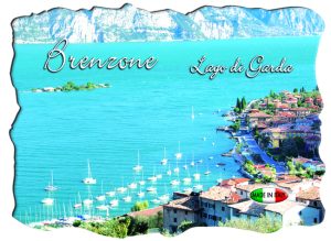 Magnete Marmo Rett. Cm 8X6 Lago - Brenzone
