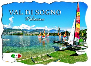 Magnete Marmo Rett. Cm 8X6 Lago - Malcesine