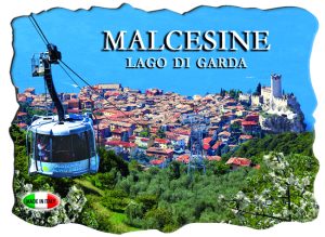 Magnete Marmo Rett. Cm 8X6 Lago - Malcesine