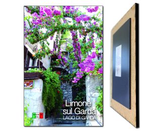 Magnete Legno Rett. Cm 9X6 Lago - Limone