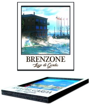 Magnete Legno Doppio Polaroid Brenzone