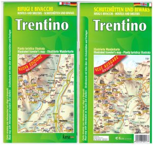 Mappa Rifugi&Bivacchi Trentino "Verde"