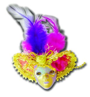 Magn. Maschera Cappello C/Piume