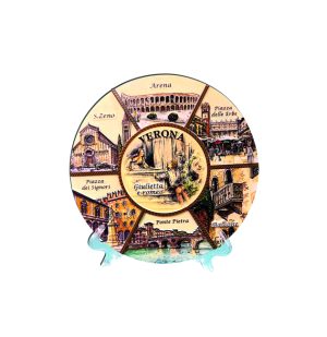 Piatto Resina Cm 12 Verona 7 Vedute
