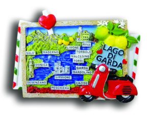 Magn. Res. Rett. Cm 7X5 Lago Di Garda Busta C/Moto