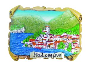 Magnete Pergamena Cm 7X5 Lago - Malcesine