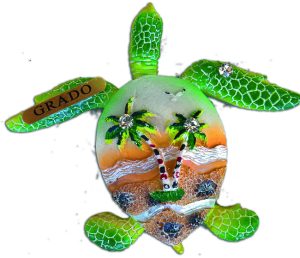 Magnete Res. Fust. Mare Tartaruga C/Strass