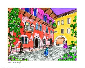 Stampa Acq. F/To 24X30 Verona Naif - Casa