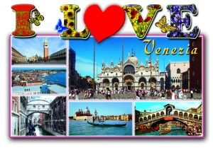 Cartolina F/To 12X17 Veduta Venezia